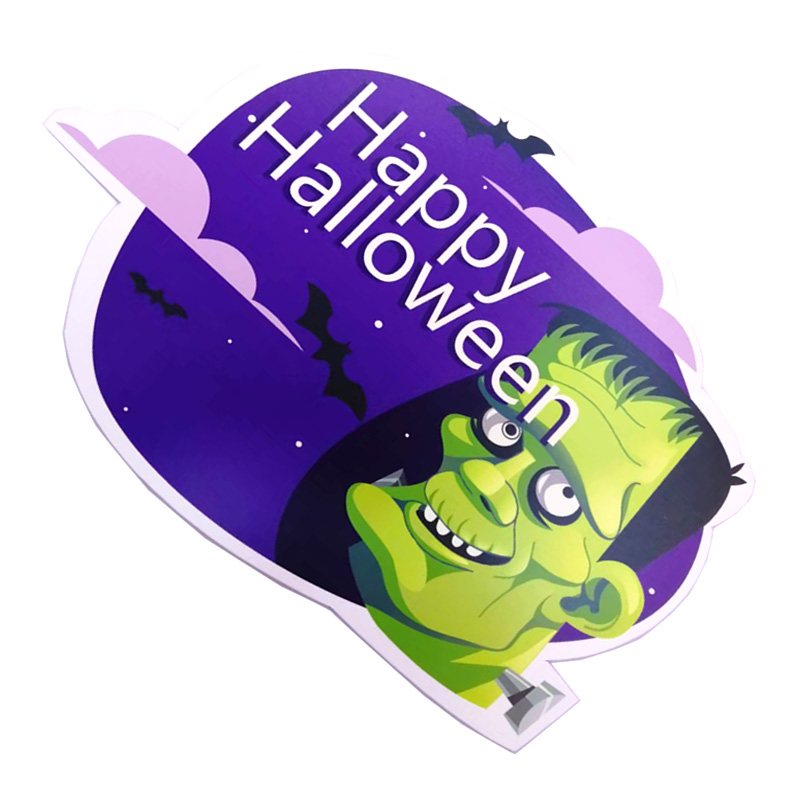 Наружный витринный знак на Хэллоуин, доска из ПВХ для семейной вечеринки, для дверей и украшения стен