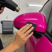 Film de protection de peinture automobile (PPF) personnalisé en gros, film de changement de couleur magenta vif pour voitures de luxe