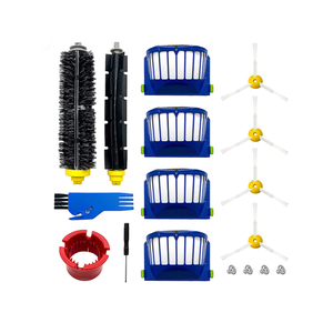 Neumáticos de rueda de filtro de cepillo de vacío de rodillo principal lateral para iRobot Roombas pieza de repuesto 500 600 Series 670 671 675 677 690 692 694 650 - Product Image 1