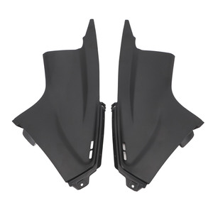 1 Par de Cubiertas Laterales para Conductos de Aire de Motocicleta, Insertos Negros para <span class=keywords><strong>Carenado</strong></span> Izquierdo y Derecho, Deflectores para YZF <span class=keywords><strong>R6</strong></span> 2003 a <span class=keywords><strong>2005</strong></span> - Product Image 3