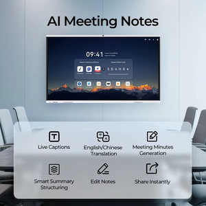 Pizarra Interactiva Electrónica con Pantalla LCD 4K UHD, CPU Intel Core, Táctil de 40 Puntos, Sistema Operativo Android/Windows para Escuelas - Product Image 2