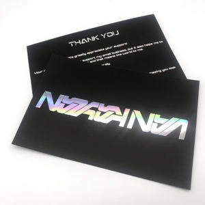 Kartu Ucapan Terima Kasih Kemasan Mewah Khusus Warna Pink untuk Usaha Kecil - Product Image 3