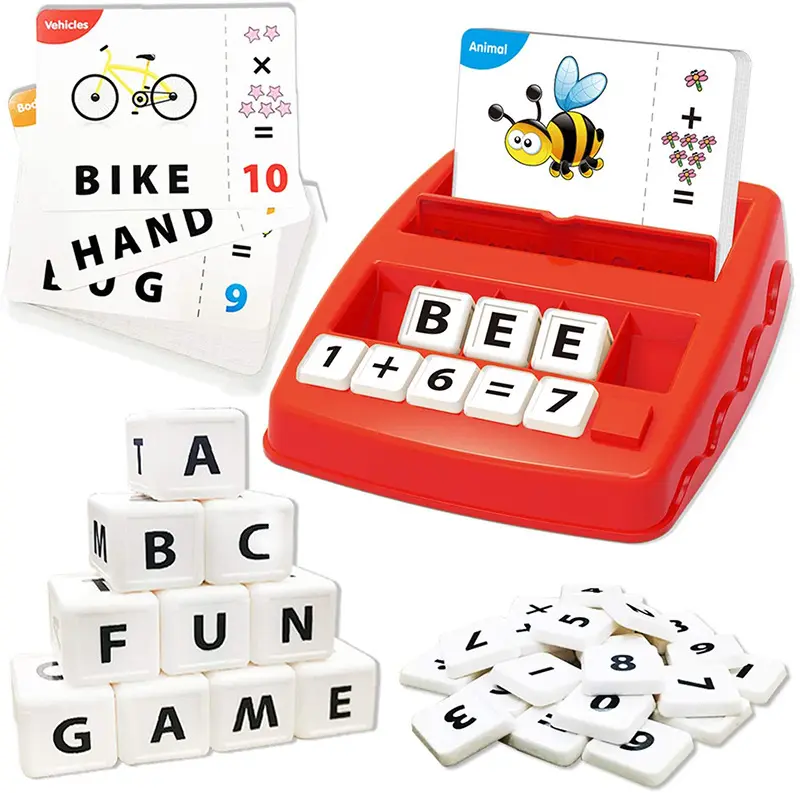 Children Educational Preschool Toy English Spelling And Math Learning Game
