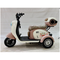 Tricycle électrique de haute qualité avec sièges pliables, petit tricycle transformable en vélo électrique familial