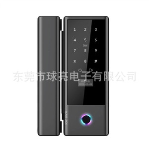 Qiuliang Electronics Glass Door <b>Lock</b> QL-G10S Fingerprint Password Card <b>Key</b> Smart <b>Lock</b> For Office Use - Product Image 2