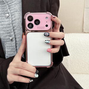 Custodia Protettiva Trasparente Elettroplaccata Antiurto <span class=keywords><strong>con</strong></span> Ampia Finestra per Fotocamera per <span class=keywords><strong>iPhone</strong></span> 16 Pro Max / 17 / 15 / 14 - Product Image 3