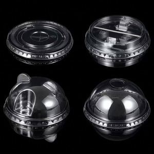 Gobelets et couvercles personnalisés avec logo imprimé, écologiques, transparents et jetables pour boissons froides, matcha, boba, thé au lait, café glacé, smoothies - Product Image 4