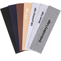Bandeaux pour femmes 7*21cm, extensibles, antidérapants, en tissu de coton doux, pour le sport, l'entraînement, le yoga, la course à pied, OEM ODM, bandeau de sport