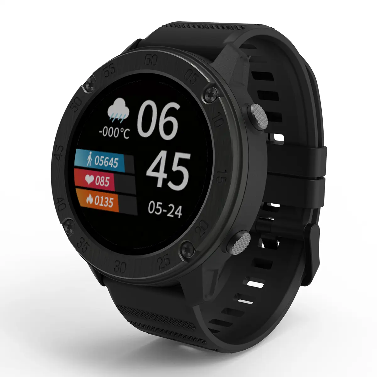 Blackview smartwatch ip68 x5, relógio inteligente unissex esportivo para monitorar sono e frequência cardíaca
