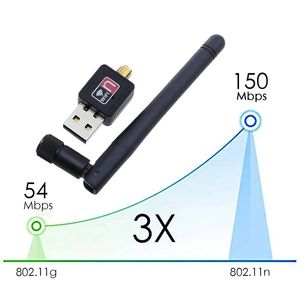 PIX-LINK Logo personnalisé <span class=keywords><strong>UW02</strong></span> Adaptateur Wifi 150Mbps 2.4G Mini Dongle Wifi Adaptateur wifi USB - Product Image 5