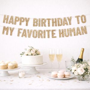 Feliz <span class=keywords><strong>Cumpleaños</strong></span> para mi Personaje Favorito - Pancarta Dorada con Purpurina para Fiesta <span class=keywords><strong>de</strong></span> <span class=keywords><strong>Cumpleaños</strong></span> para Hombres y Mujeres - Divertidas Decoraciones para Fiesta <span class=keywords><strong>de</strong></span> <span class=keywords><strong>Cumpleaños</strong></span> - Product Image 3