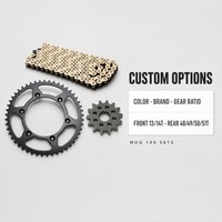 Pignon arrière de motocross ZLFX 48T 49T 50T 520H en acier et aluminium anodisé pour Yamaha YZ450F Dirt Bike – Rénovation/Mise à niveau