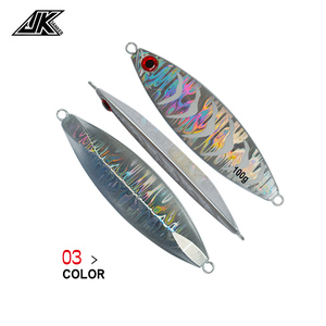 Lichtgevende Metalen <span class=keywords><strong>Jig</strong></span> Aas 80g/100g/120g Vissen Zoetwater Zoutwater Slow Pitch Jiggen Aas - Product Image 6