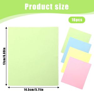 Bulk Custom Size Logo Eco-Friendly Microfiber Optical Lens Cleaning Cloth <b>with</b> Zigzag Edge for Eyewear & <b>Glasses</b> - Product Image 2