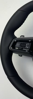 Volant de voiture en cuir GT Sport avec bouton rouge de mode de conduite et garniture en carbone pour Porsche 992 911 Cayenne Panamera Macan Taycan 718