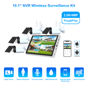 Privates Forms atz 4-Kanal-4-Megapixel-<span class=keywords><strong>Bullet</strong></span>-Kamera mit geringem Strom verbrauch und 10,1-Zoll-Bildschirm - Product Image 2