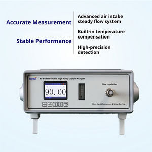 รันไล B100H เครื่องวิเคราะห์ความบริสุทธิ์ของก๊าซออกซิเจนแบบพกพา จอแสดงผลดิจิตอล LCD เครื่องตรวจจับออกซิเจนที่ปรับแต่งได้ ความแม่นยำสูง ผลิตจากโลหะ - Product Image 3
