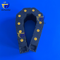 Chaîne porte-câbles en nylon de qualité export, fabriquée par DeTianhai, pour CNC, avec garantie d'un an et dimensions personnalisables