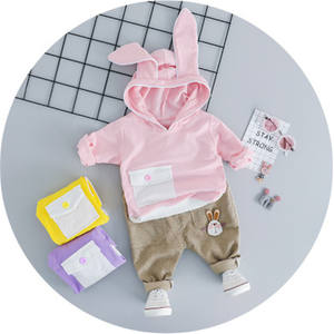 Ropa de bebé de la India: Conjunto de sonajeros Marvel, sudaderas y pantalones desgastados al por mayor, estilo motocross, de Wholesale Clothing - Product Image 2