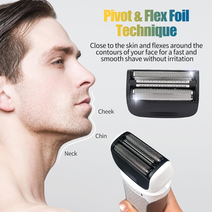 Men's Electric Shaver <b>Head</b> Replacement Blades Foil Screen Kit Swedish Stainless Steel Universal <b>Razor</b> Components Custom OEM/ODM - Product Image 4