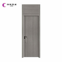 Porte insonorisée en cristal de carbone, 1 pièce, lumière assortie, de luxe, pour chambre à coucher, ingénierie et intérieur d'hôtel, unie