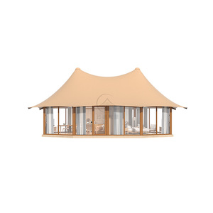 Carpa de Hotel Personalizada, Cabina de Vidrio de Doble Techo, Carpa de Resort, Carpa de Campamento - Product Image 2