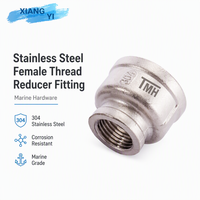 Nouvelle raccord de réduction à double filetage femelle TMH, filetage BSP, pour tuyauterie marine 3/8*1/4