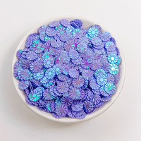 Paillettes opaques Daisy en vrac pour nail art, slime, boue cristalline, matériaux amusants à presser pour DIY et fabrication artisanale, vente en gros directe usine