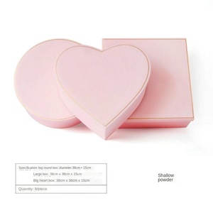 Tanabata grande en forma de corazón, nuevo embalaje de flores de seda, carpetas de cartón duraderas para el Día de San Valentín - Product Image 3
