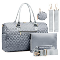 Sac à langer fourre-tout OEM ODM 2026, sac de maman, logo personnalisé, couleur personnalisée, vente en gros d'usine, grande capacité, sac à main de voyage pour maman