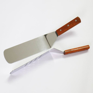 Utensilio de cocina duradero para cocinar y hornear, pala DF30, herramienta para barbacoa, pala para asar, espátula para carne con mango de madera, utensilios de cocina - Product Image 4