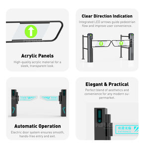 Puerta Electrónica Comercial para Supermercado Highbright Metal de 1 Vía con Comunicación TCP/IP, Elegante y Práctica, HBE-AC-EW001 - Product Image 6