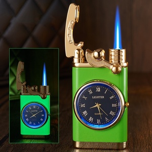 Briquet Torche Personnalisé <span class=keywords><strong>Wowei</strong></span> Autre Modèle, Forme Montre Électronique, Flamme Bleue Gaz Coupe-Vent - Product Image 6