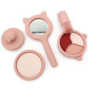 Juego de Maquillaje de Silicona para Niñas, Ecológico, Lavable, Cosmético, Lápiz Labial, Uñas, Juguetes de Belleza y Moda, Venta al Por Mayor - Product Image 6