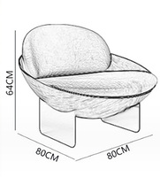 Ensemble de chaises de canapé simple de luxe chaise longue moderne en bois massif avec cadre en tissu chaise de réception pour salon et chambre à coucher avec table d'appoint