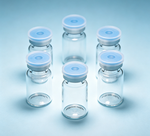 Vente en gros de flacons en verre transparent 3ml 5ml 10ml, bouchons à clapet bleus personnalisés, impression de logo possible, expédition rapide et faible quantité minimale de commande - Product Image 2