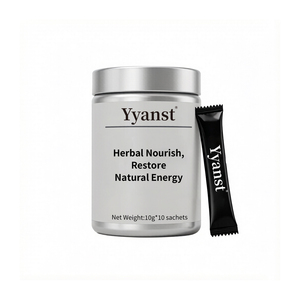Café Instantáneo con Extracto de Plantas Naturales, 10g*10 Sobres, Frasco con Tapa Metálica Plateada, Bebida de Materia Prima Botánica Pura - Product Image 2