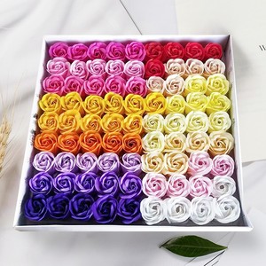 Corpo Bagno di Lavaggio Sapone Rose Testa di Fiori Per La Cerimonia Nuziale Del Partito Del Regalo Della Decorazione Della Casa - Product Image 4