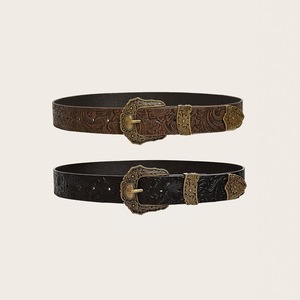 Nuova cintura Vintage retrò da donna rivetti in lega resistente alla moda fibbie con ago alla moda cinture neutre stile - Product Image 3