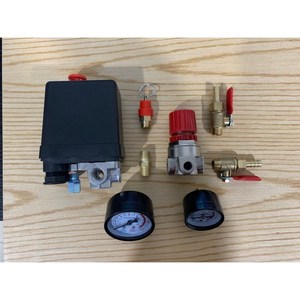 ตัวควบคุมเครื่องอัดอากาศยี่ห้อ Ylbeng พร้อมเกจวัดแรงดันและวาล์ว 0.8Mpa อะไหล่ระบบนิวเมติก - Product Image 4