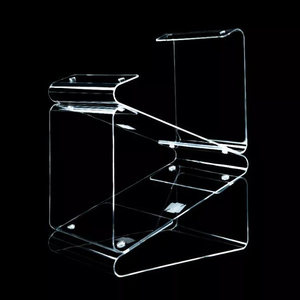 China <strong>Supplier</strong> Free Design Clear Acrylic Shoe Retail Store <strong>Display</strong> Stand <strong>Case</strong> Sneaker Storage Rack for Sale - Product Image 1