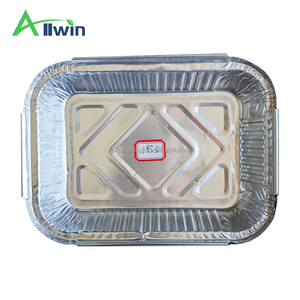 <span class=keywords><strong>Barquette</strong></span> <span class=keywords><strong>en</strong></span> <span class=keywords><strong>aluminium</strong></span> rectangulaire <span class=keywords><strong>avec</strong></span> <span class=keywords><strong>couvercle</strong></span>, récipient alimentaire jetable <span class=keywords><strong>en</strong></span> <span class=keywords><strong>aluminium</strong></span>, boîte <span class=keywords><strong>en</strong></span> <span class=keywords><strong>aluminium</strong></span>, plateau de restauration pour la restauration rapide - Product Image 2