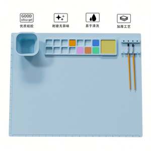 USSE Tapis d'artisanat en silicone personnalisé Tapis d'art en silicone avec tasse Tapis de peinture en silicone artisanal - Product Image 4