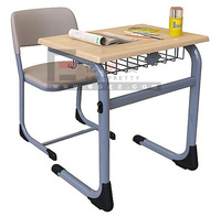 Meubles d'éducation de haute qualité, ensemble table et chaise pour collège, ensemble bureau et chaise en forme de C pour étudiant