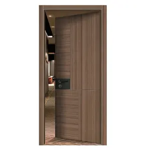 Porta Soundproof De Madeira Interior Simples Moderna