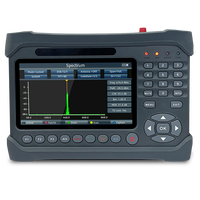 Localisateur de signal satellite numérique avec écran LCD DVB-S/S2X/T/T2/C pour l'alignement des antennes paraboliques