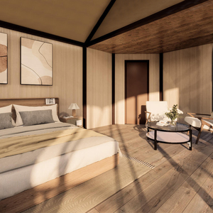 Proveedor fabrica cabañas de alojamiento de lujo con terrazas glamping tienda de hotel - Product Image 4