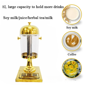 Hot Sale Commercial Grade Stainless Steel 8L Insulated Hot and Cold <strong>Drink</strong> Beverage Juice <strong>Dispenser</strong> <strong>with</strong> <strong>Tap</strong> - Product Image 3