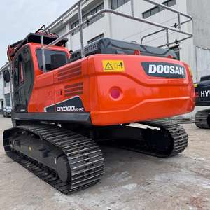 Excavadoras Doosan Dx300 originales, Dx300lc, maquinaria de construcción, Doosan dx225 Excavadora hidráulica sobre orugas, excavadora de segunda mano a la hora de construir - Product Image 6