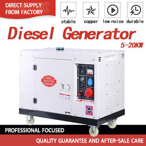 Generador diésel Dongshuang de 6Kw silencioso, portátil, con arranque eléctrico, 110V 220V 380V para uso en exteriores - Product Image 4